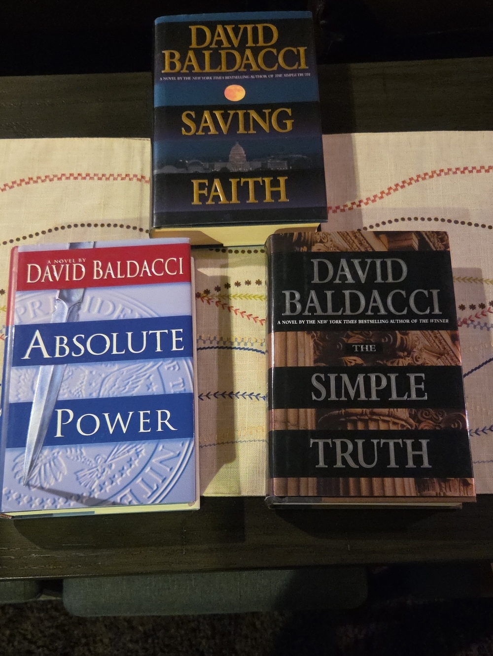 David Baldacci Hardcover Book Set - 3 Standalone Novels